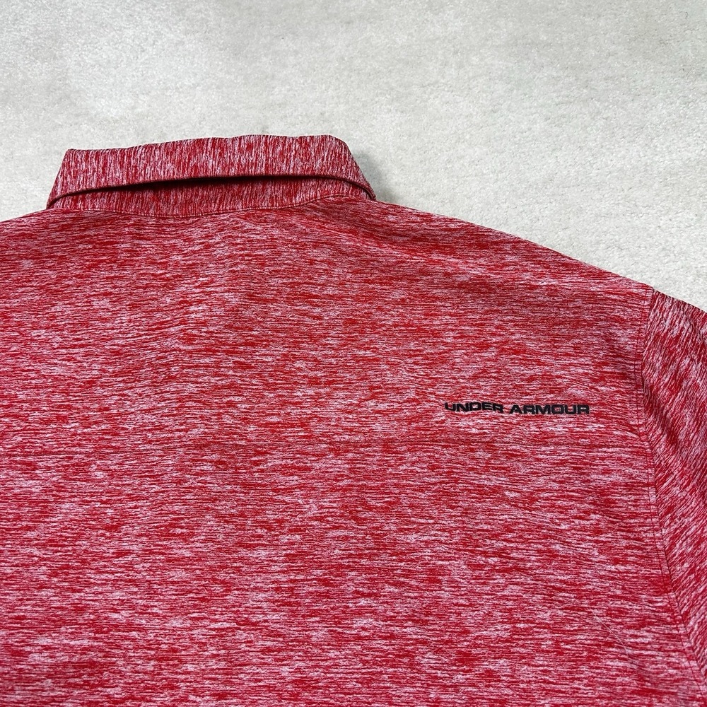 Under Armour HeatGear Polo Shirt Mens XL Loose Golf Performance Houston Cougars - Picture 7 of 7